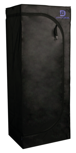 DiamondBox Zimmer-Gewächshaus Silver Line SL60 60x60x160cm Details 2