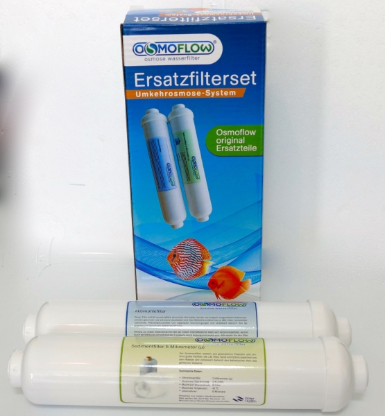 Filtersatz für 3-stufige Osmoseanlagen Hobby/Profi/Nano/Nano-Plus