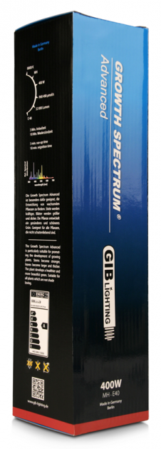 GIB Lighting Growth Spectrum Advanced 400W Wuchs