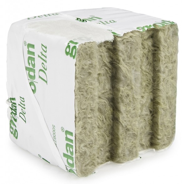 Grodan Kulturblock 7,5x7,5x6,5cm großes Loch 1Kt=384Stk Details 1