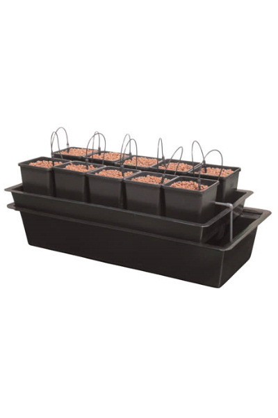Nutriculture Wilma Small Wide 10 Hydrosystem 10 x 6L 120x60x20cm