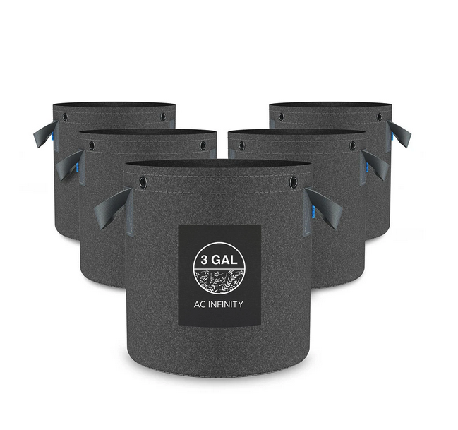 AC Infinity wiederverwendbare Stofftopfe 11L 5er-Pack