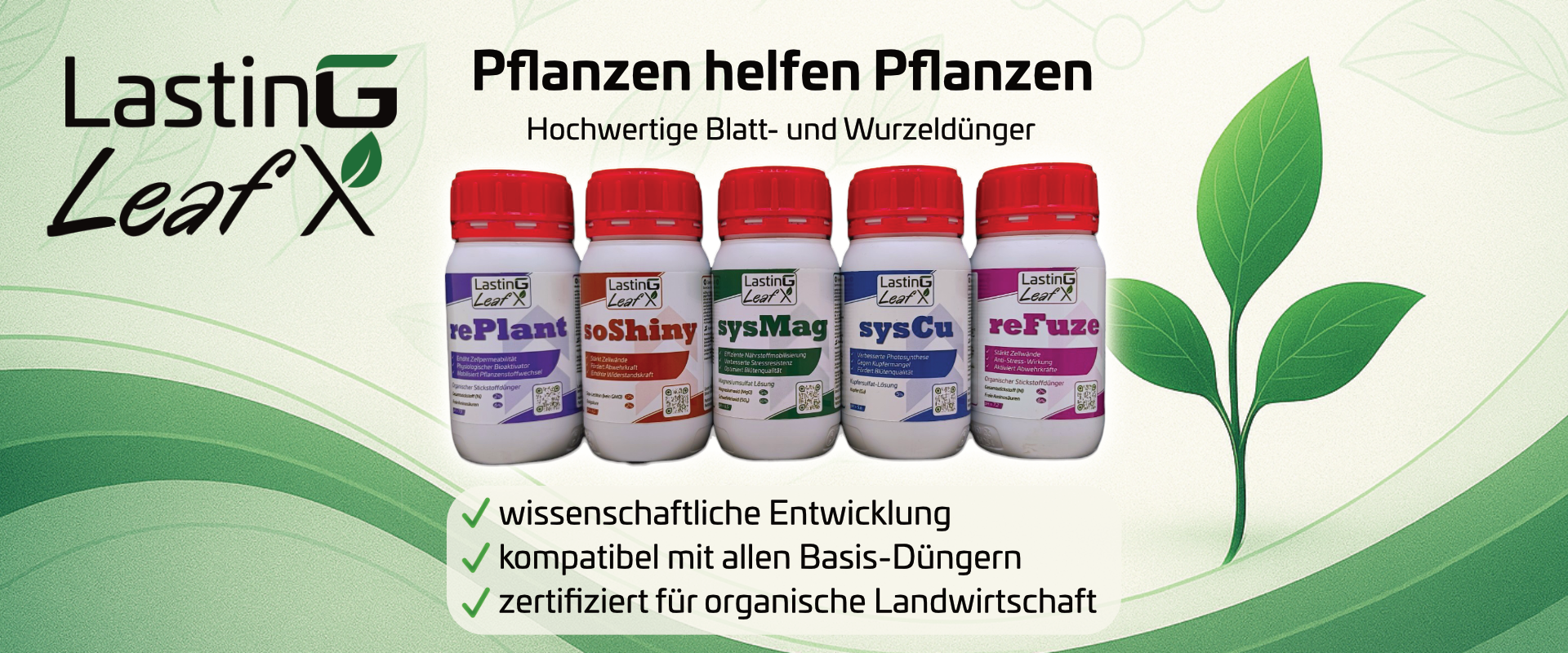 Lasting Green LeafX Banner