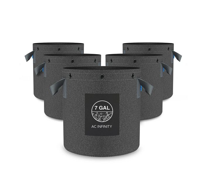 AC Infinity wiederverwendbare Stofftopfe 26,5L 5er-Pack