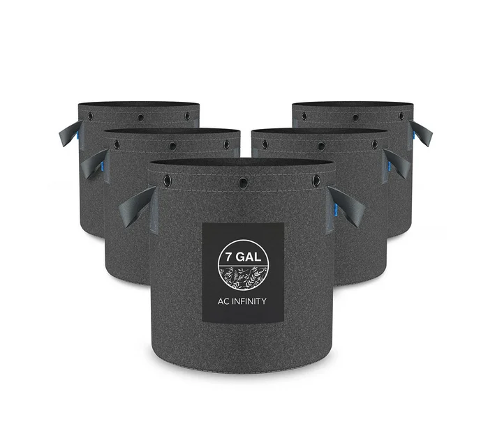 AC Infinity wiederverwendbare Stofftöpfe 26,5L 5er-Pack