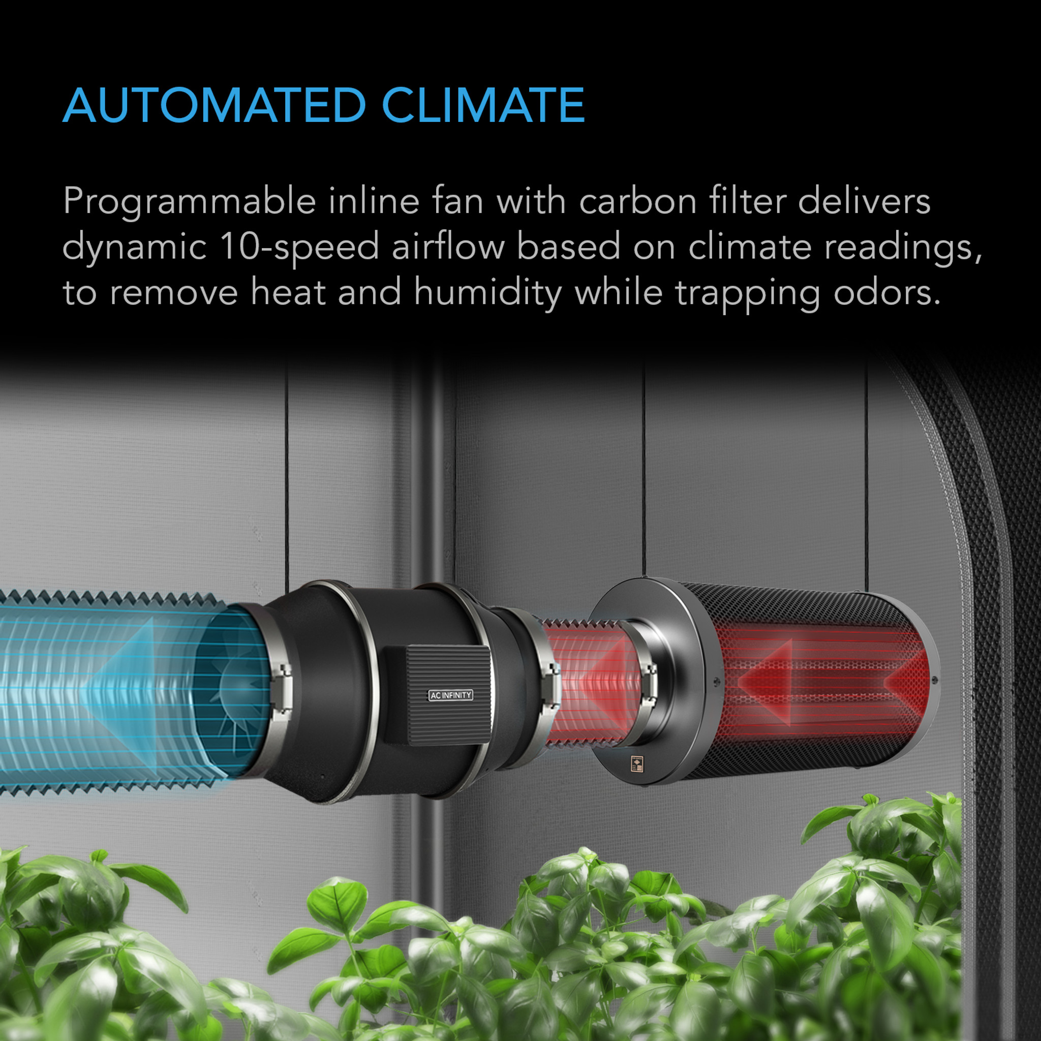 Advance Grow Zelt-System PRO 120x120x200cm 500W 6-Pflanzen-Set Details 3