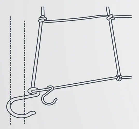 GHP Pronet  GHP Pronet 120 modulable Pflanzennetz 60x60 bis 120x120cm Details 2