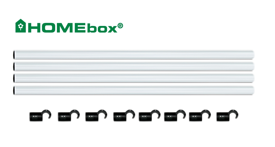 HOMEbox Fixture Poles Stangen-Set 100cm 22mm