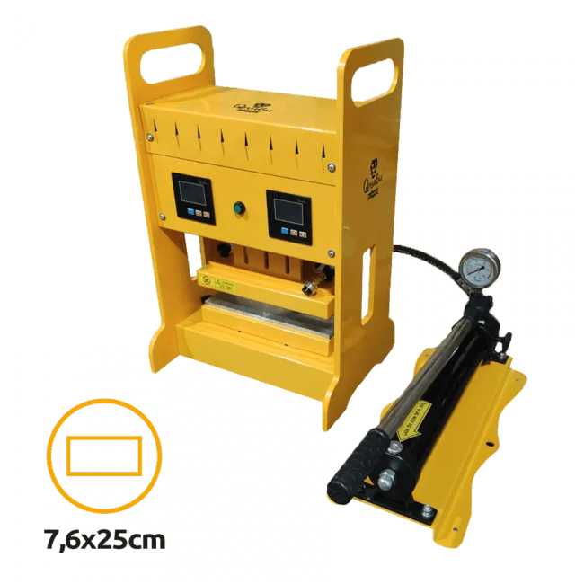 Qnubu Press Pro Lion Hydraulic 20To Heißdruckpresse 7,6x25cm Platten