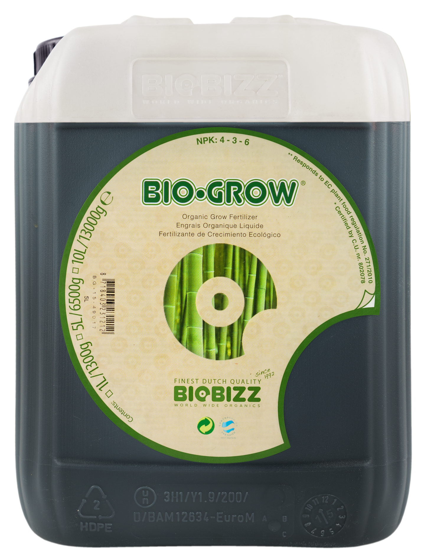 BioBizz BIO-GROW Wuchsdünger 10L