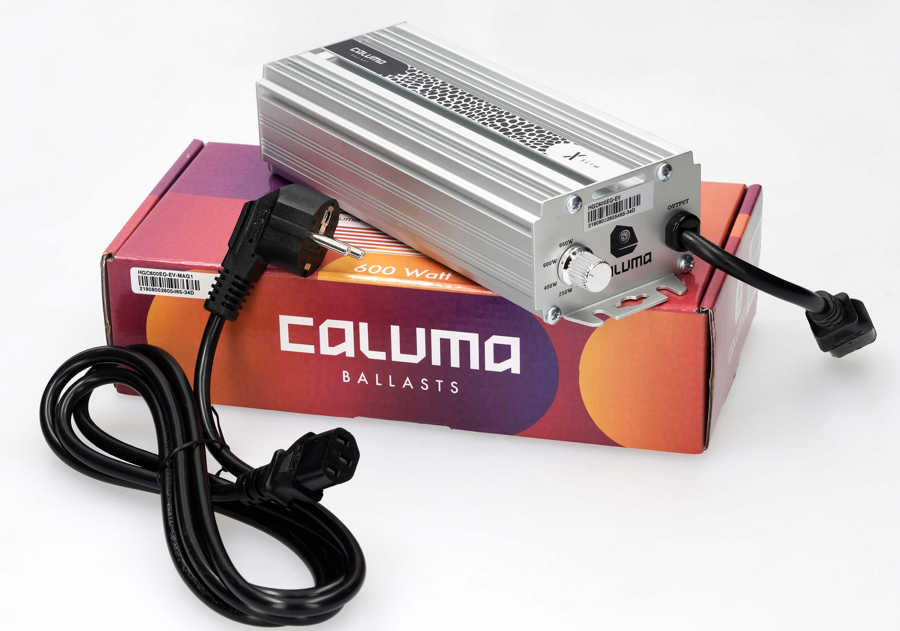 Caluma X-Slim Vorschaltgerät Digital 4 Stufen 600W