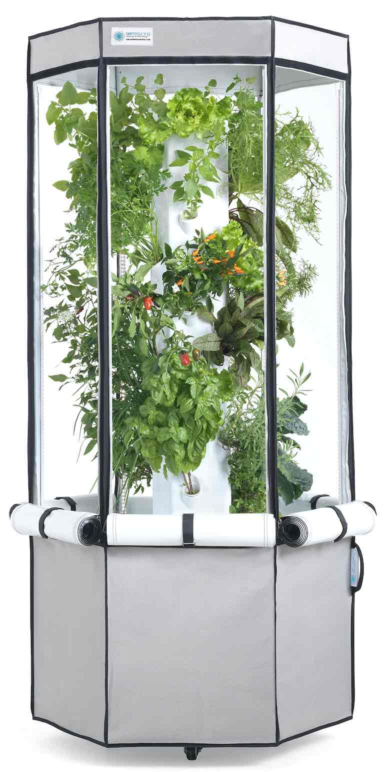Aerospring Hydroponics Garden Indoor (Outdoor) Tower Grower Pro Edition 300W