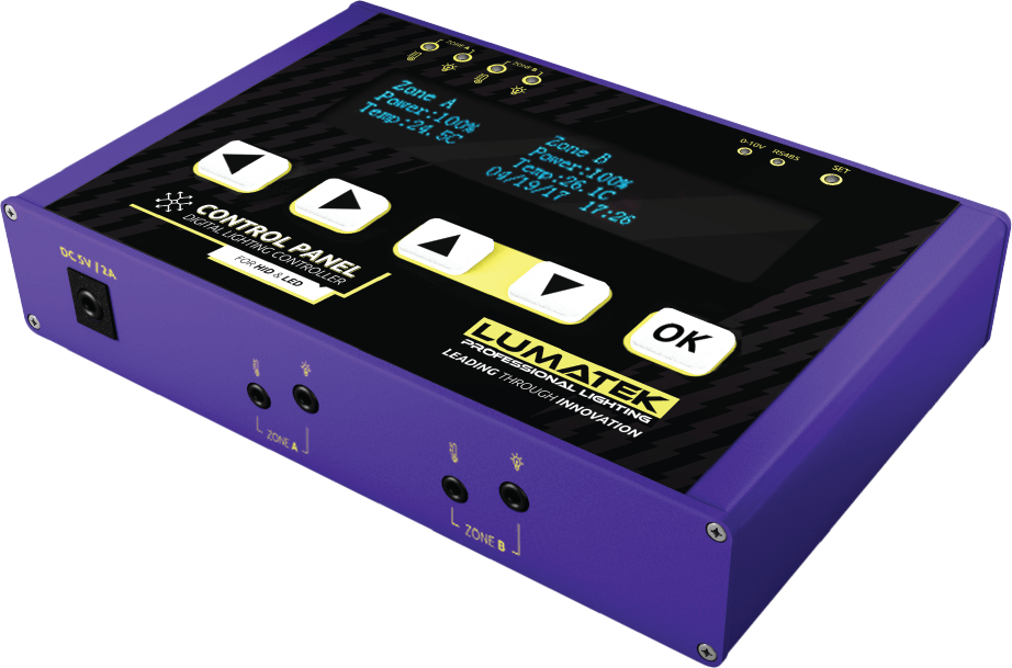 Lumatek Digital Controller Panel Plus 2.0 LED & HPS tauglich