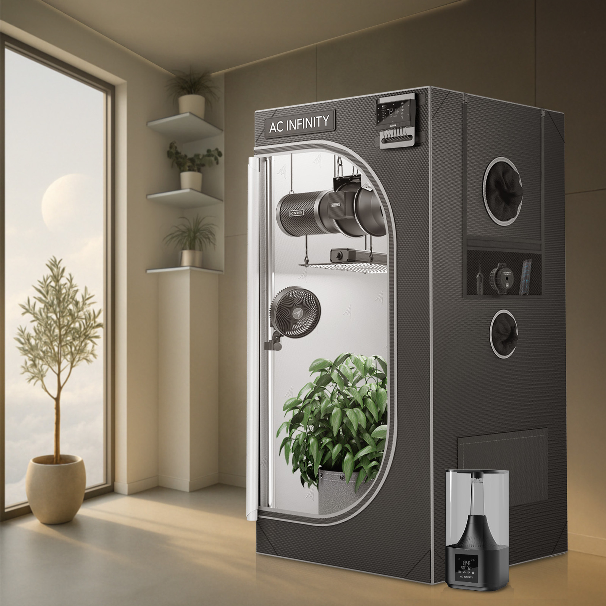 AC Infinity CLOUDLAB 866 Growbox 150x150x200cm Details 6