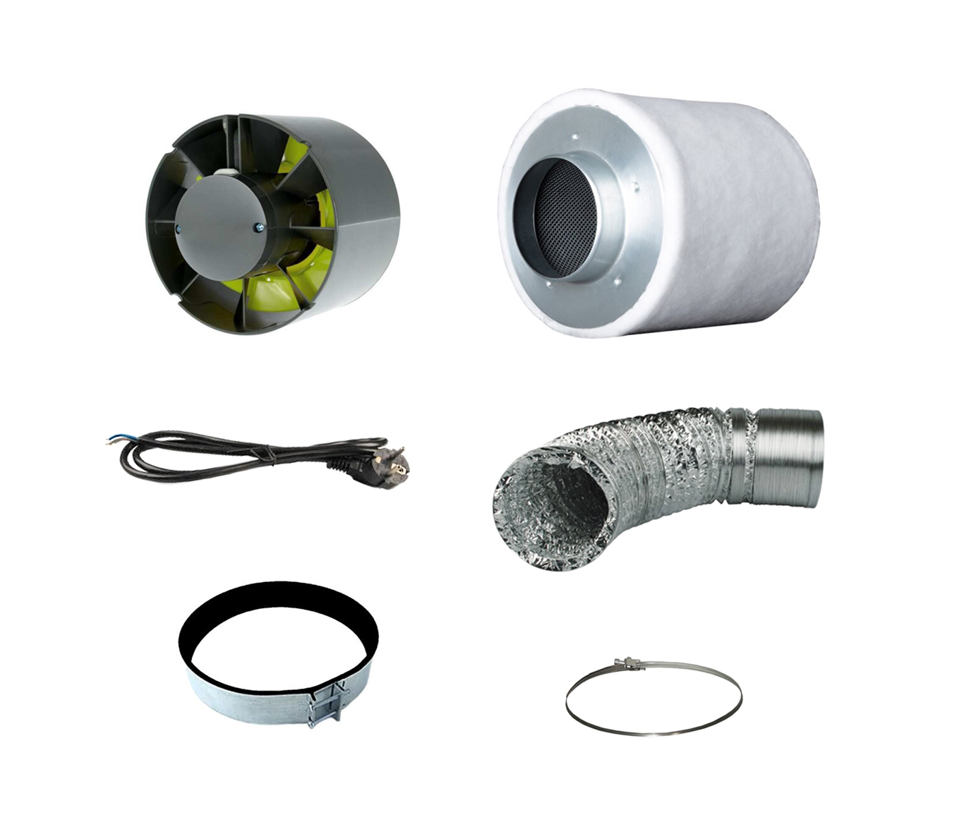 Abluft Komplett Set Eco Mini mit Manschette