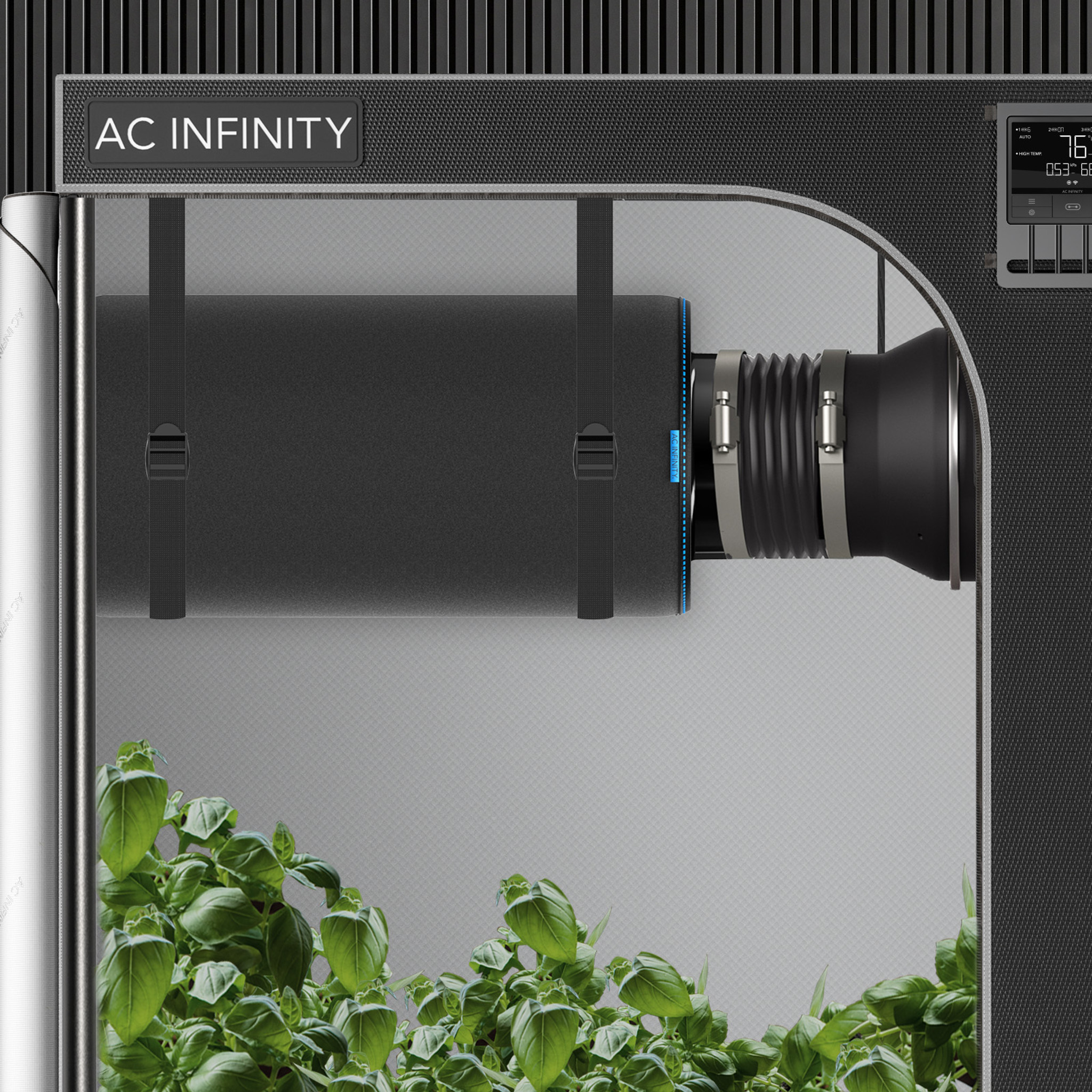 AC Infinity Aktivkohlefilter Flansch 100mm Details 6