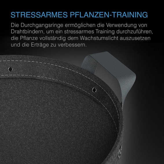 AC Infinity wiederverwendbare Stofftopfe 11L 5er-Pack Details 3