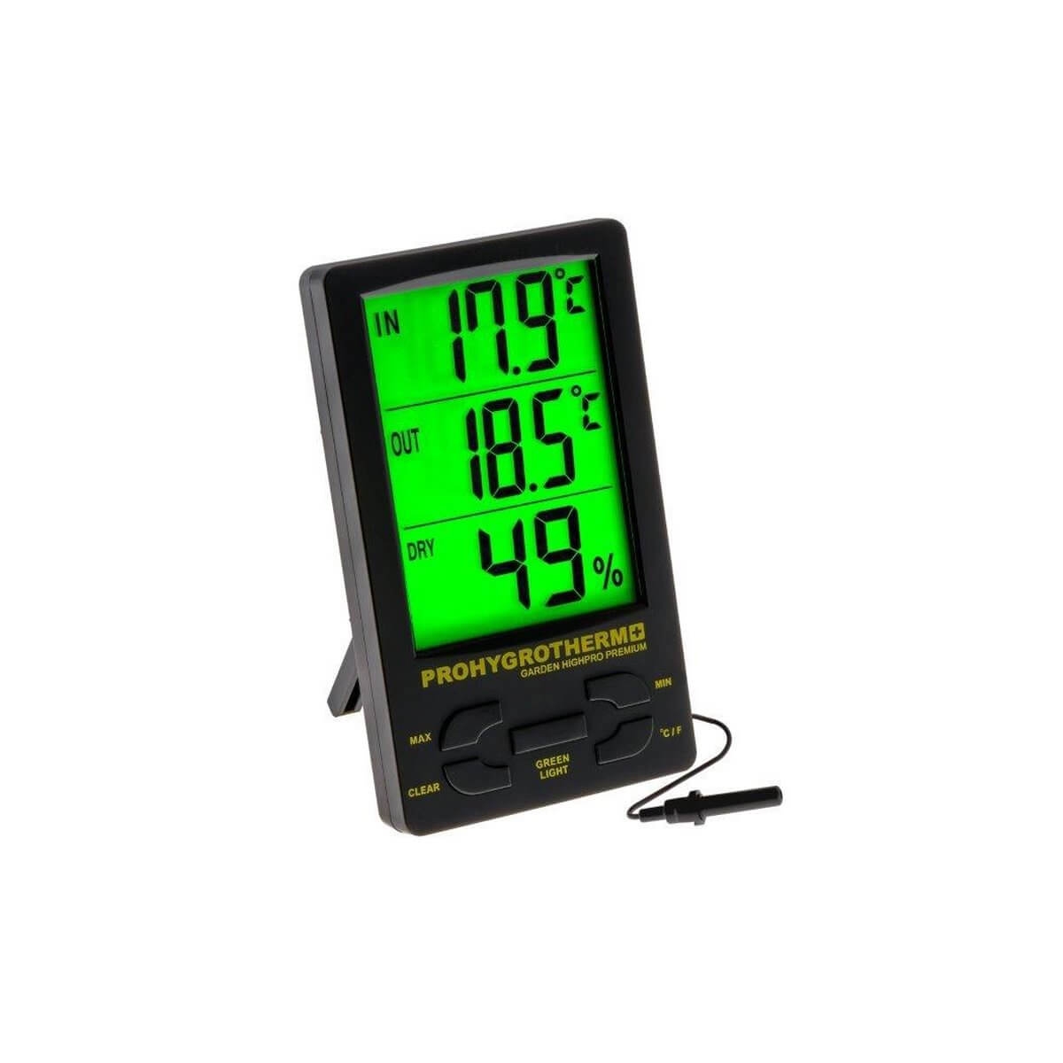 GHP Hygrothermo Pro Thermo- & Hygrometer 2 Messpunkte wasserdichter Messfühler