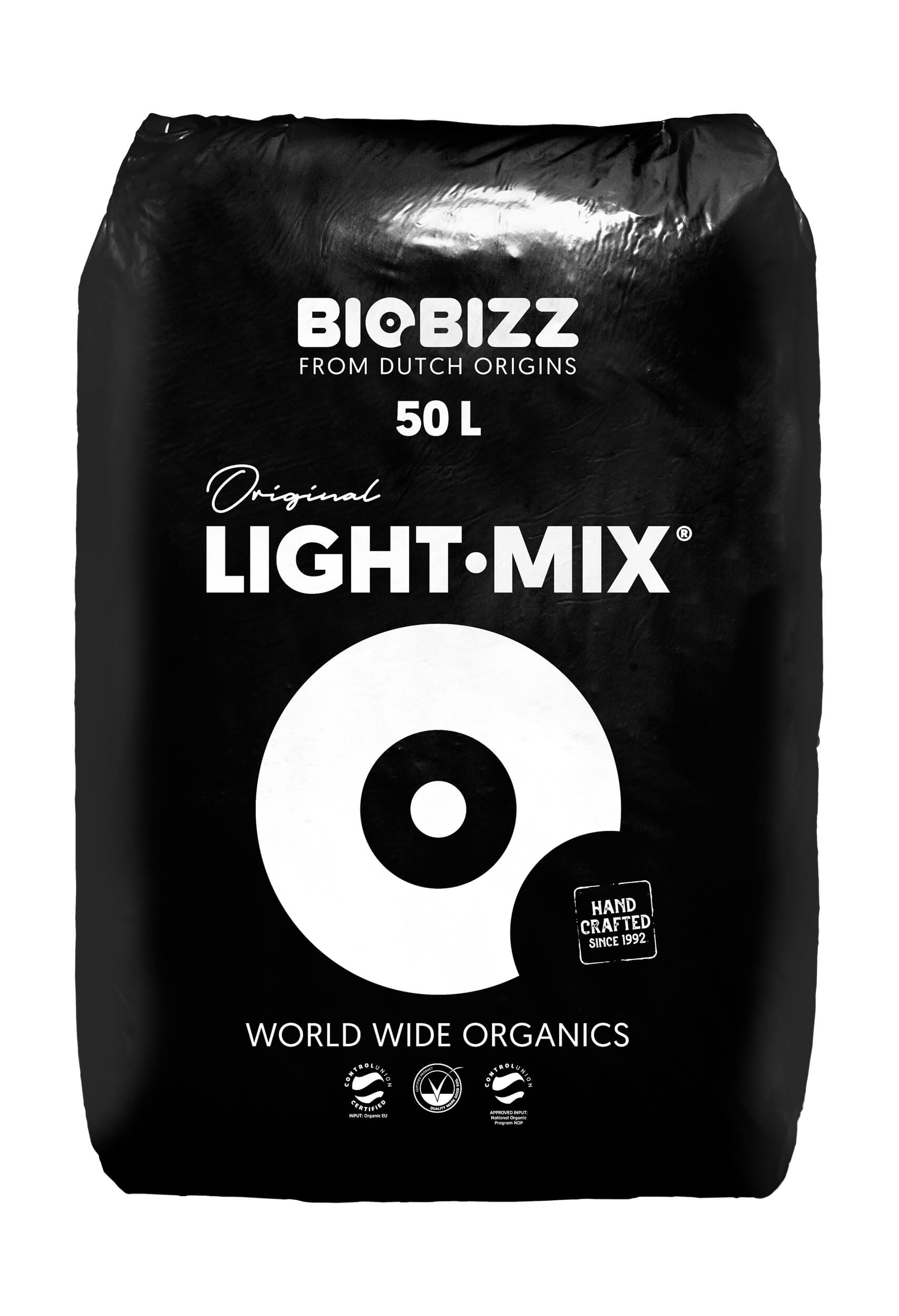 BioBizz LIGHT-MIX Erde mit Perlite 50L