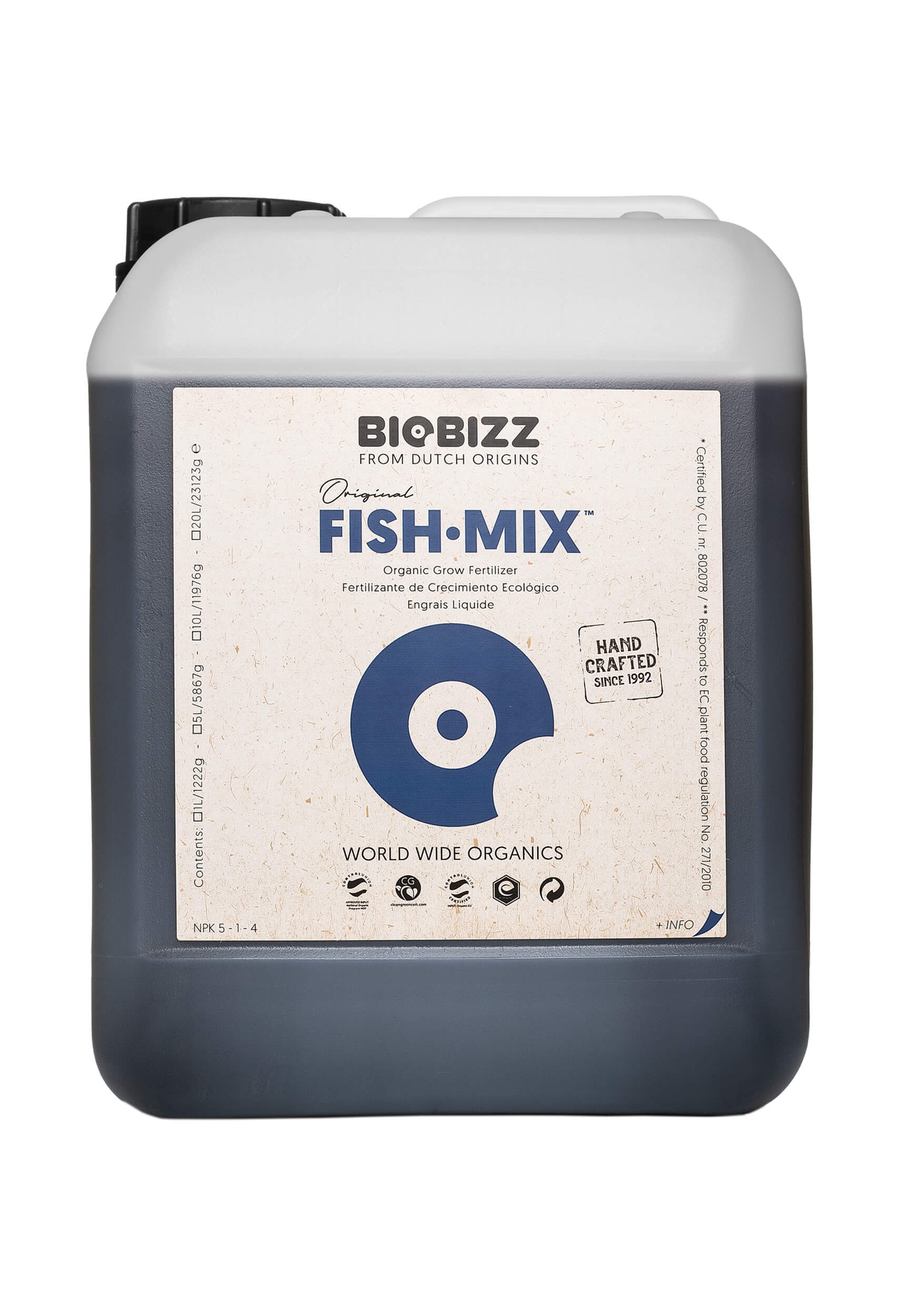 BioBizz FISH-MIX organischer Wuchsdünger 5L