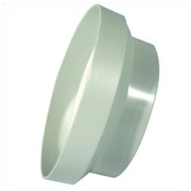 Abluft Komplett Set Eco Maxi 125-150mm Reduzierstück