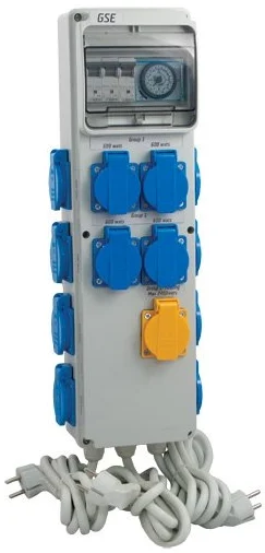 GSE_Timer-Box-III_12x600W_Heizung GSE Timer Box III 12x600W + Heizungssockel