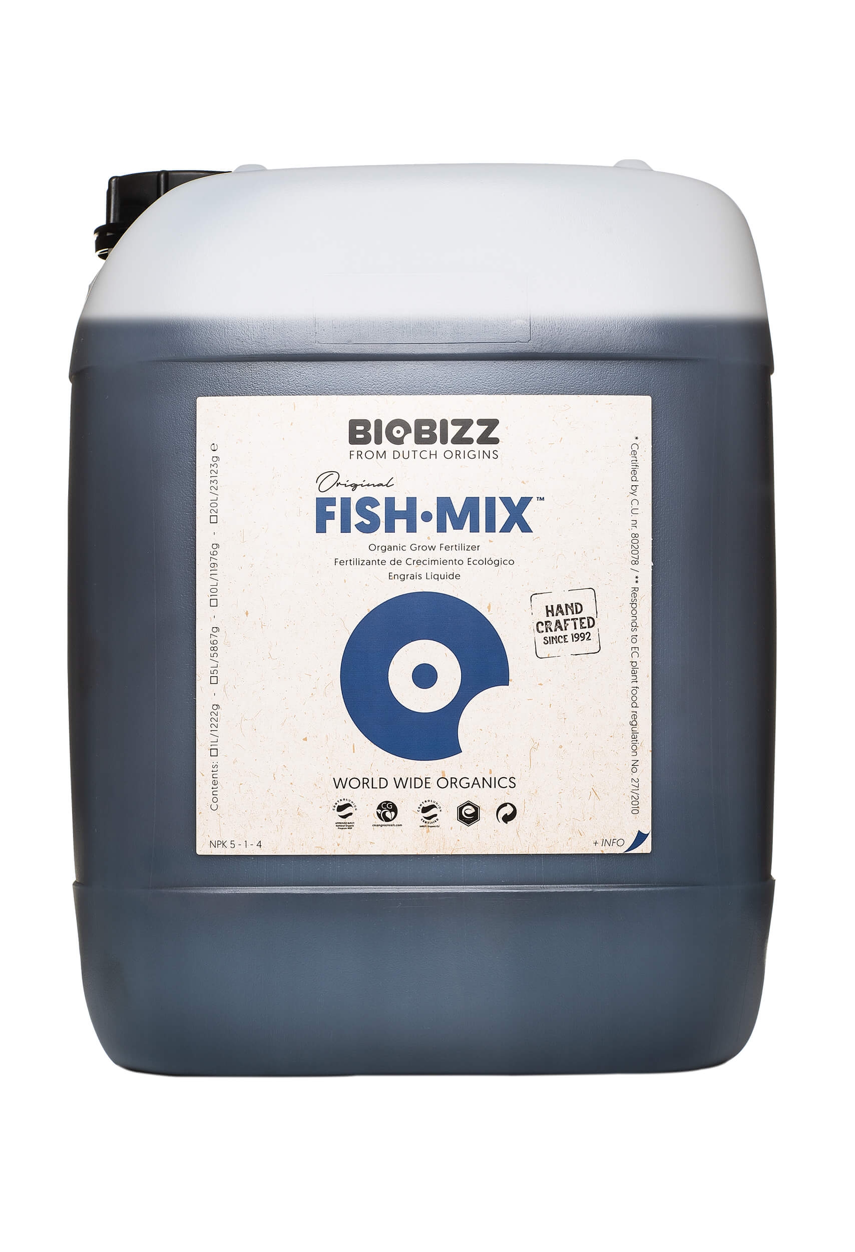BioBizz FISH-MIX organischer Wuchsdünger 10L