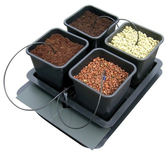 Nutriculture Wilma Large 4 Hydrosystem 4 x 18L  75x75x20cm