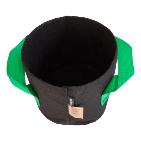 Hortosol Pflanztopf aus Stoff schwarz 20x24cm 7,5L Details 1