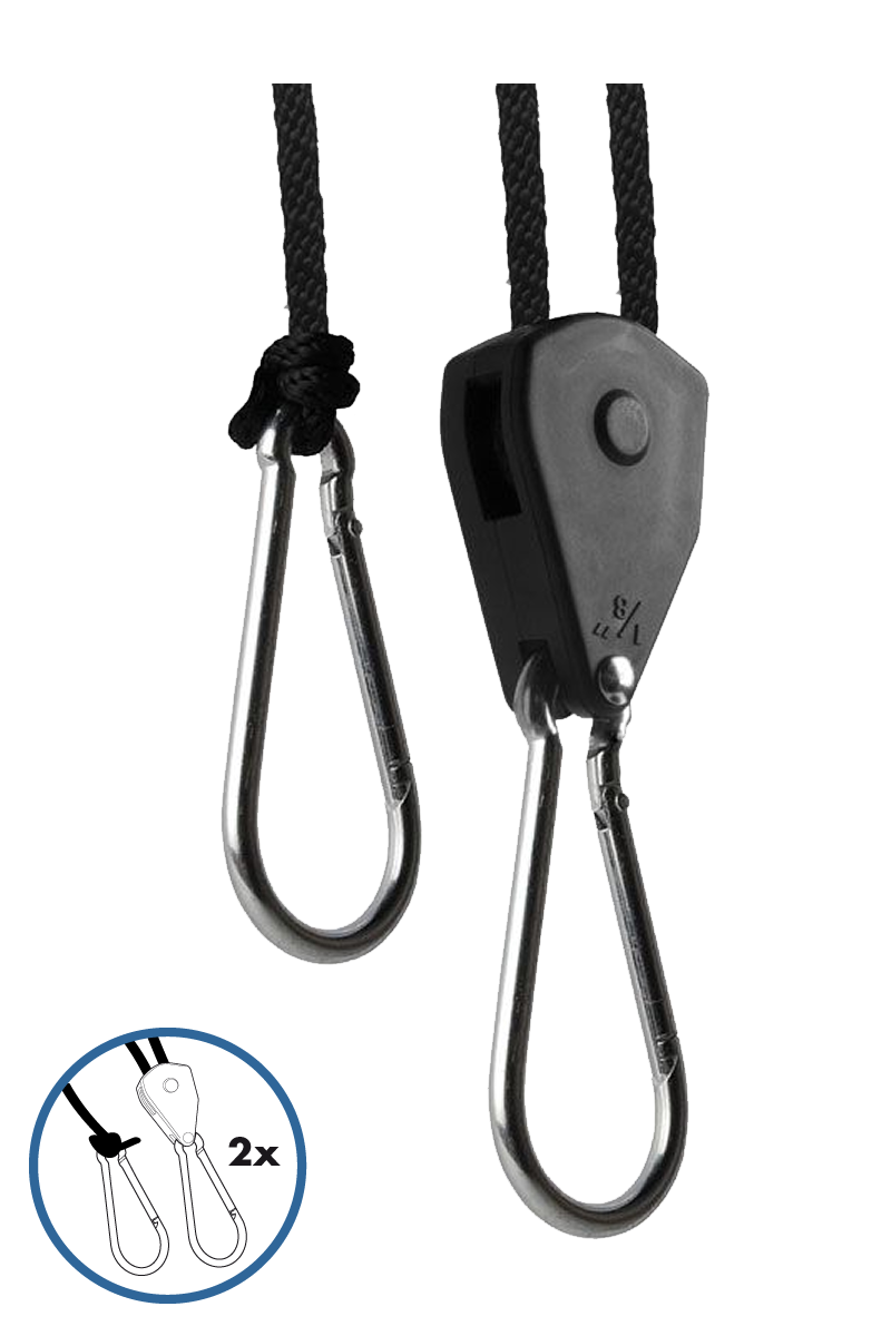 GHP Prohanger XL großer Karabiner Aufhänger-Set 68kg 