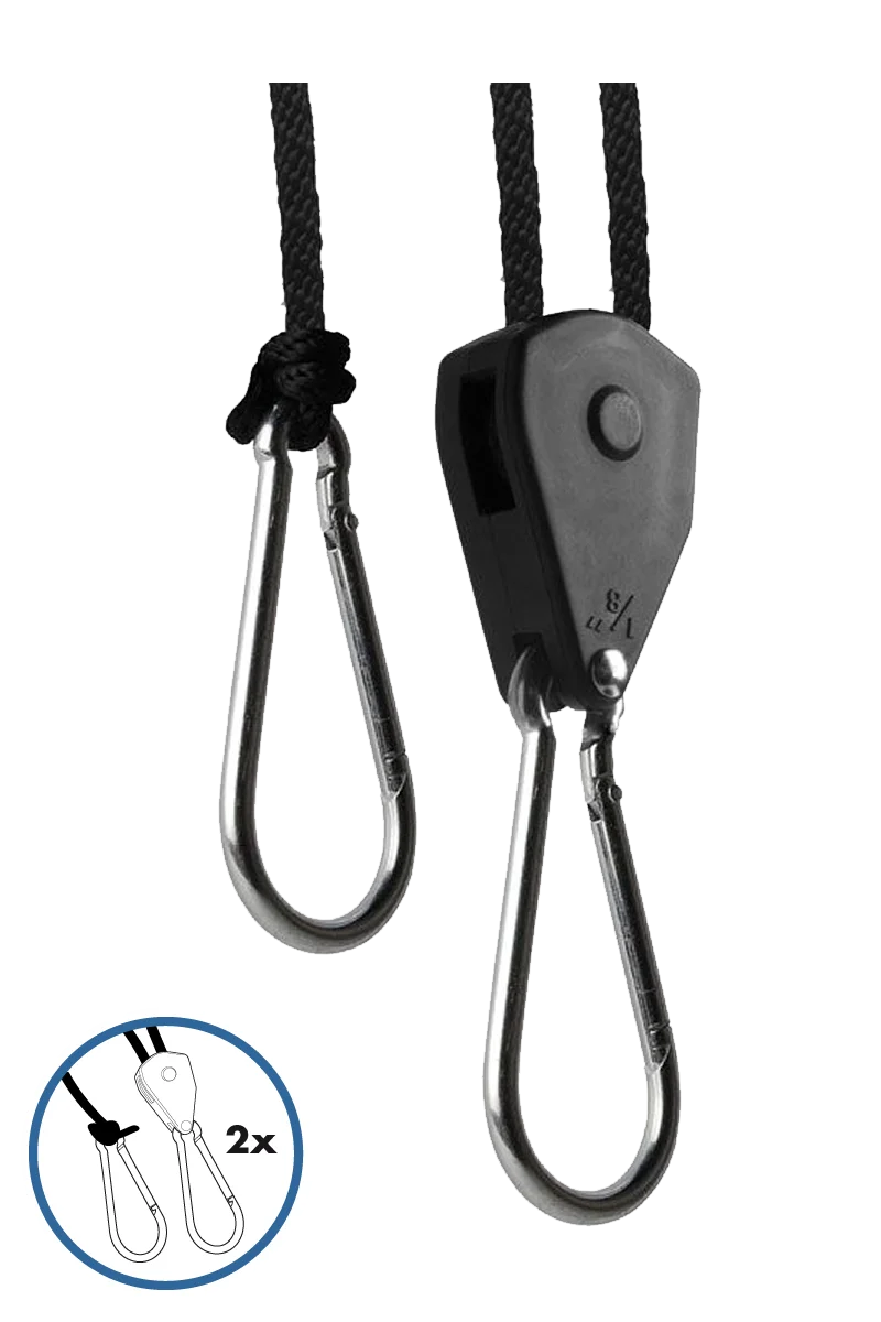 GHP Prohanger kleiner Karabiner Aufhänger-Set 68kg