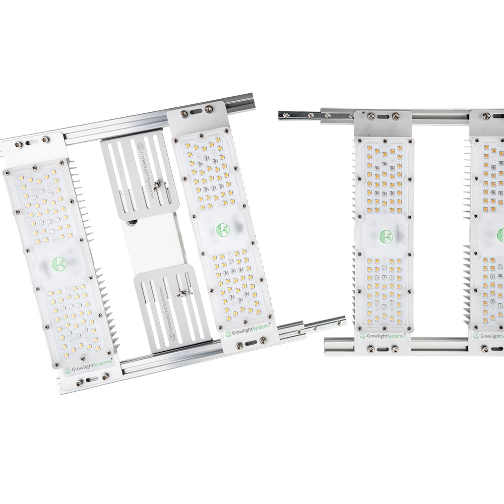 GrowlightSystems TentyProX6 300W Vollspektrum inkl UV FR IR mit System-Schienen 30x60cm