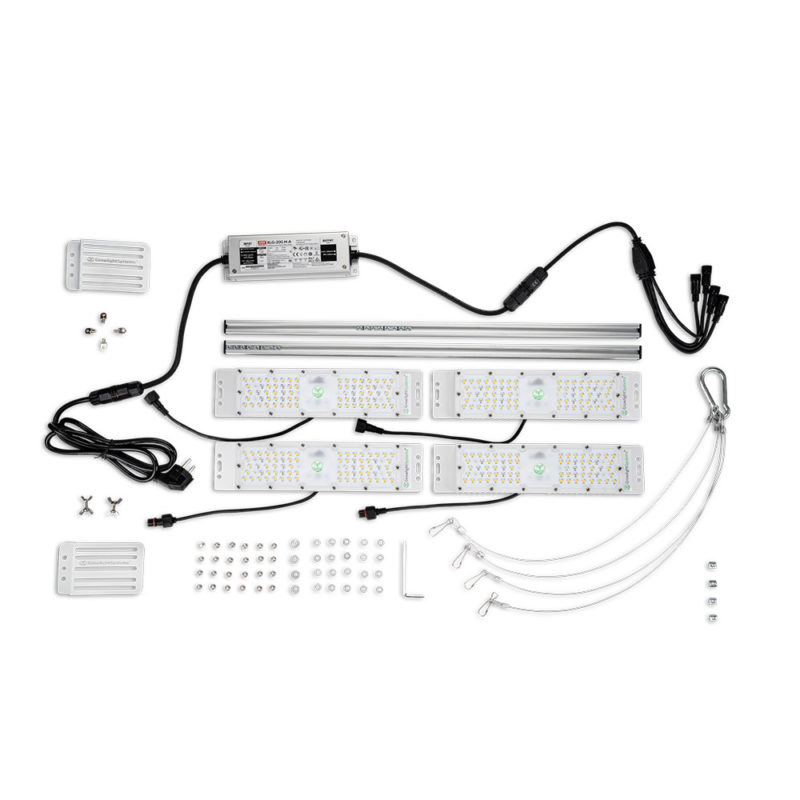 GrowlightSystems TentyProX4ULTRA 200W Vollspektrum/UV/FR/IR + 2x25W UV/IR MIXED BOOST Netzwerk 30x90cm