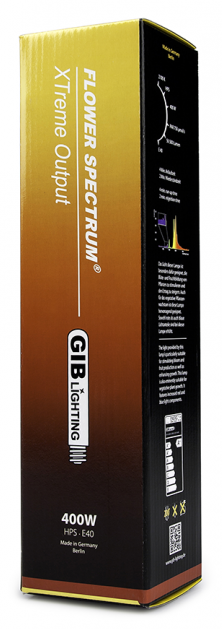 GIB Lighting XTreme Output Flower Spectrum HPS 400W Blüte Details 3