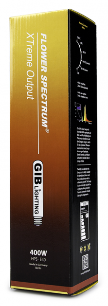 GIB Lighting XTreme Output Flower Spectrum HPS 400W Blüte