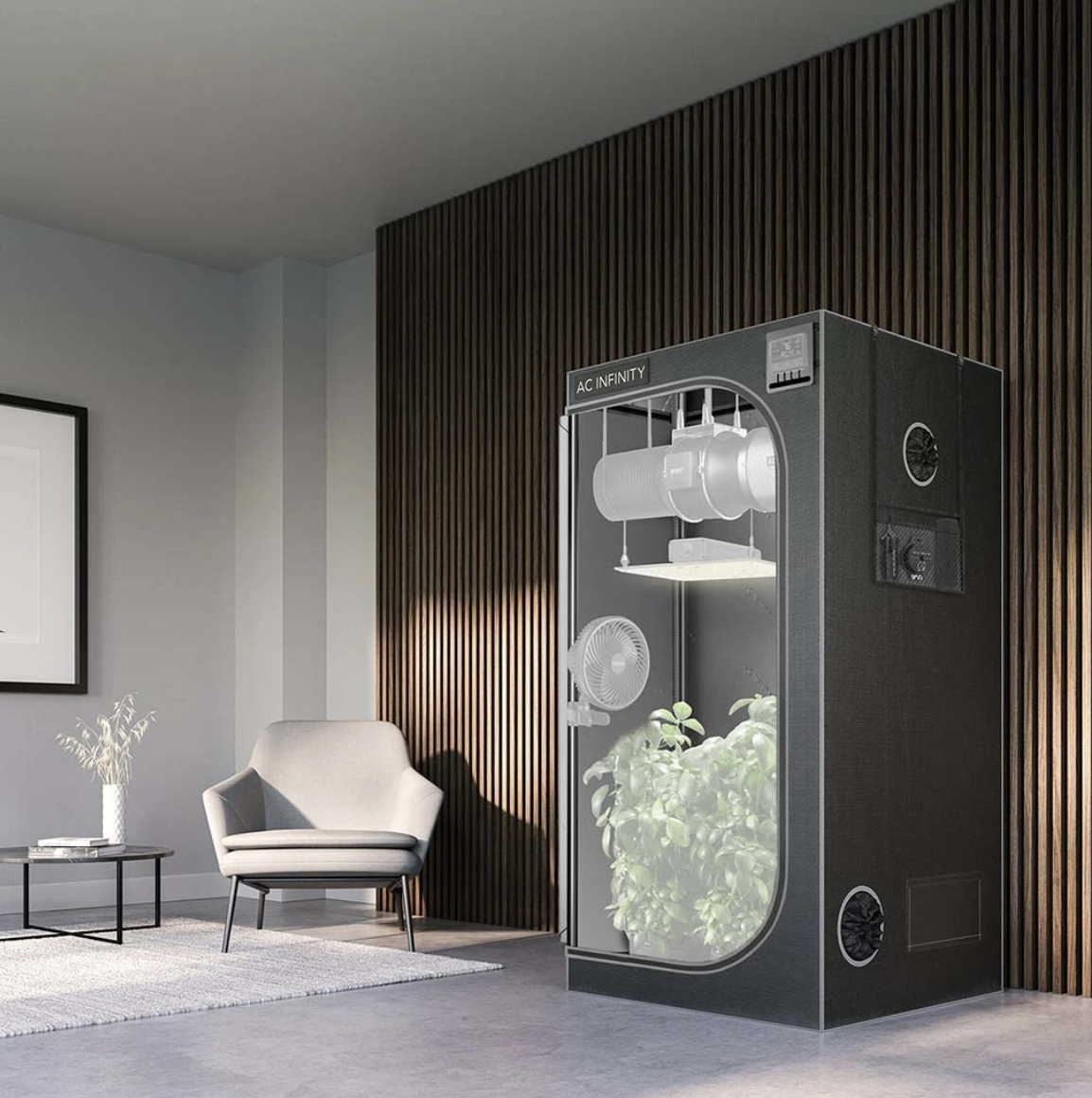 AC Infinity CLOUDLAB 642 Growbox 120x60x180cm Details 7