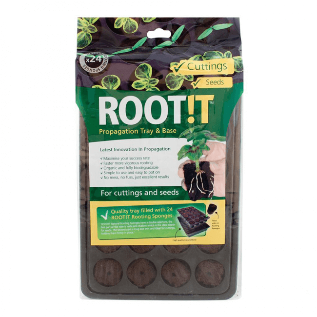 ROOT!T Natural Rooting Sponge 8 Trays a 24 Stk.