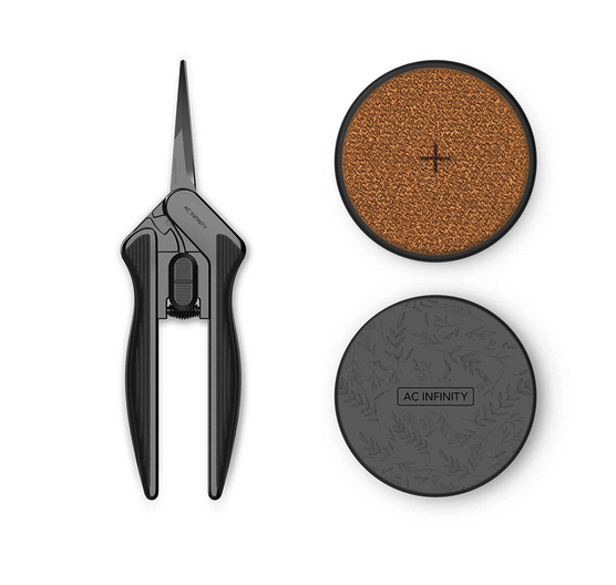 AC Infinity Gartenschere aus Edelstahl mit Reinigungsse gerade Klingen