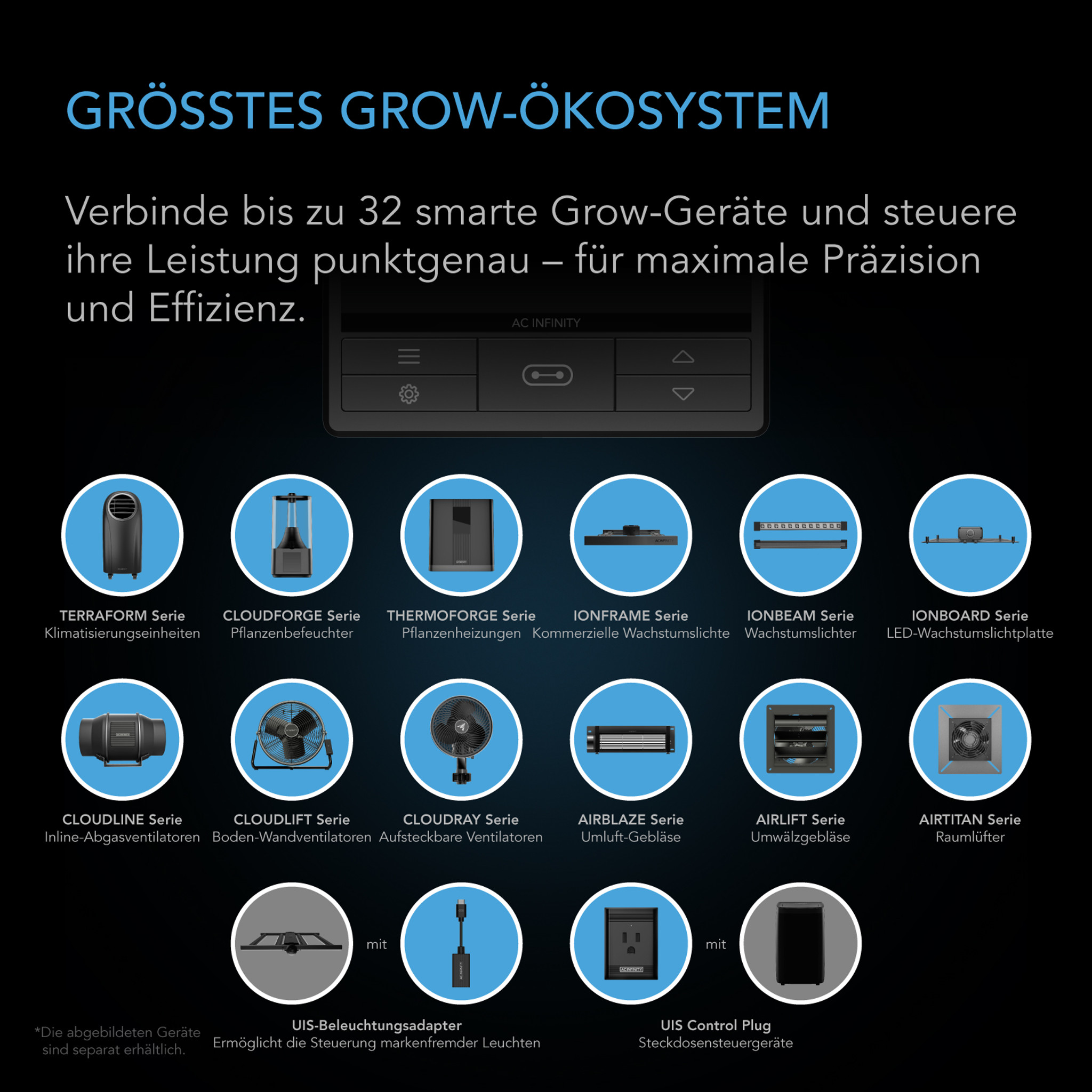AC Infinity CONTROLLER 69 PRO _ unabhangige Programme fur vier Gerate _ Bluetooth + Wi-Fi Details 1