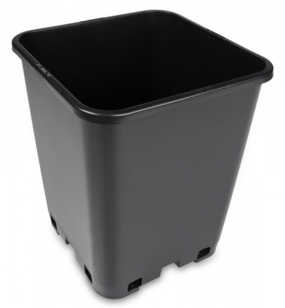 6L Pflanztopf viereckig 18x18x23