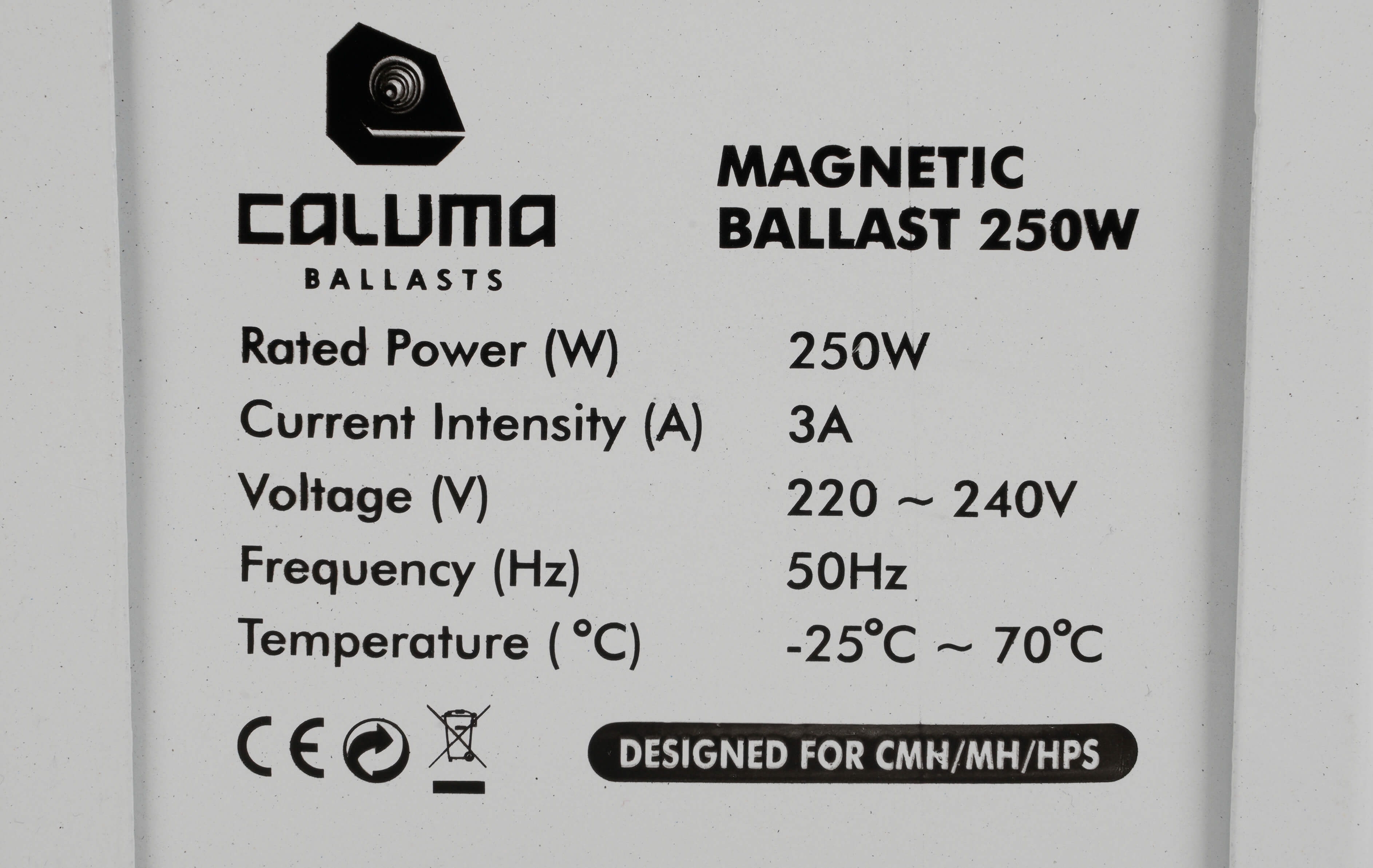 Caluma magnetisches Vorschaltgerät 250W Details 3
