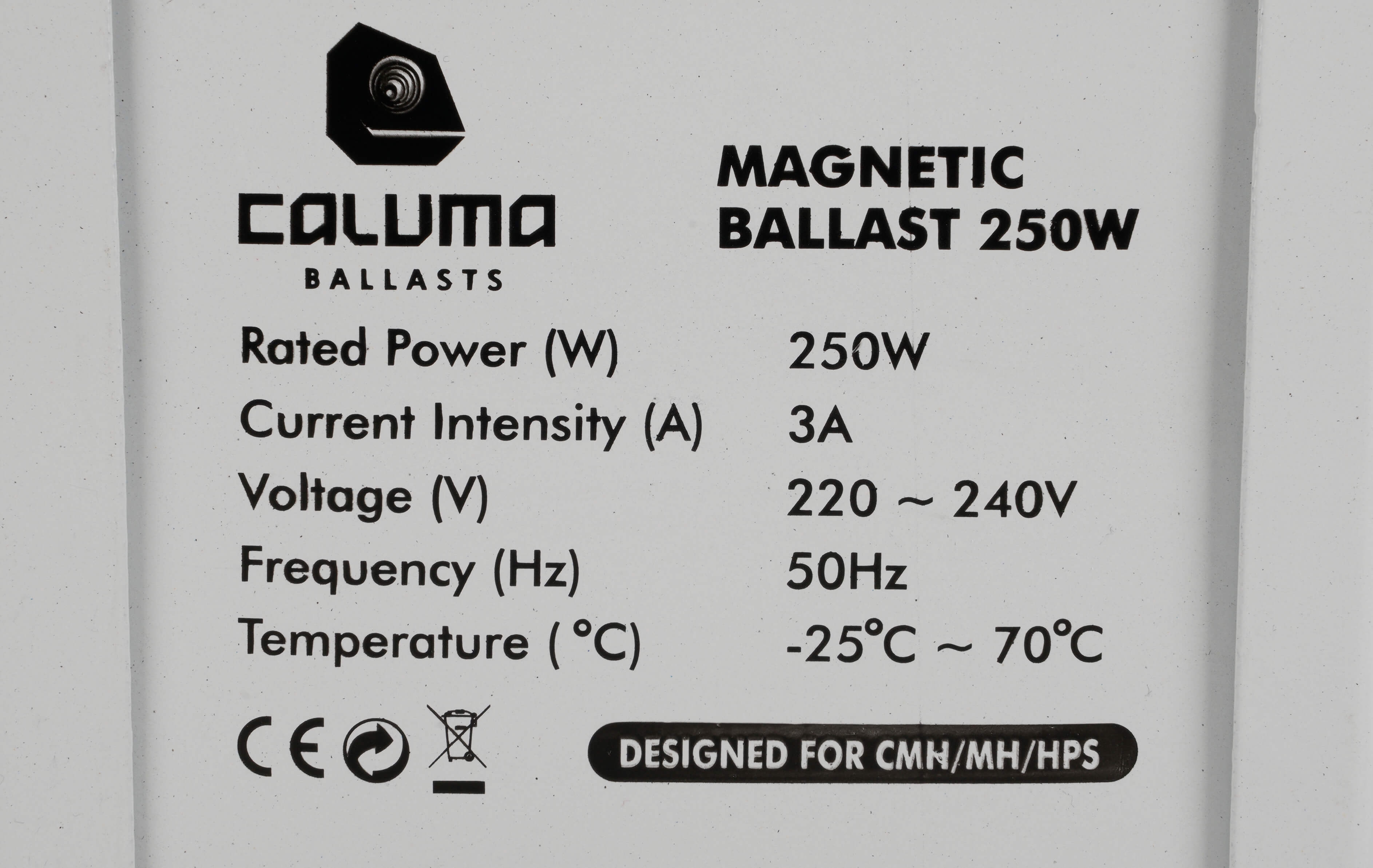 Caluma magnetisches Vorschaltgerät 250W