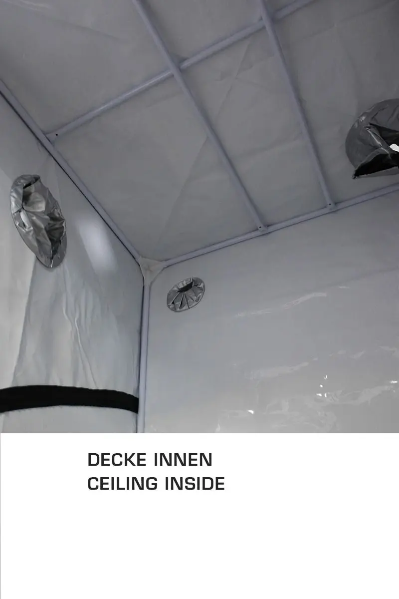 Heisenberg Growbox WHITE 100x100x200cm Details 5