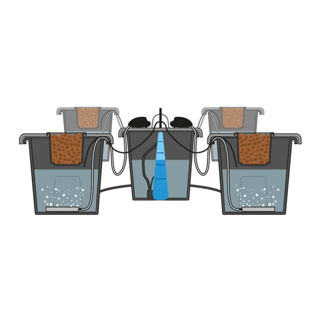 PLANT!T Aeros IV master-System mit 2 Belftungspumpen Detail