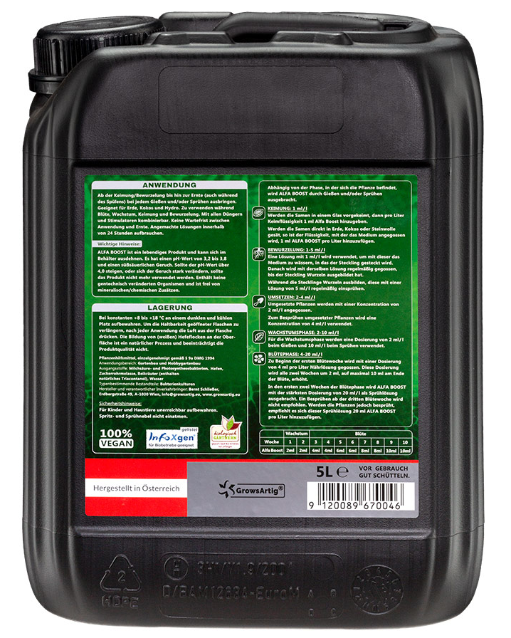 Alfa Boost 10 Liter Details 3