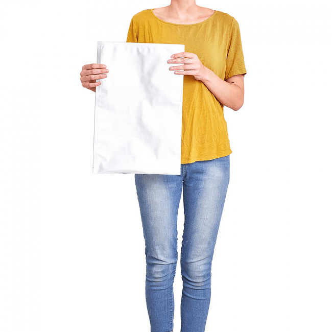 Qnubu Beutel aus Aluminiumfolie verschließbar 30x45cm 50Stk Details 2