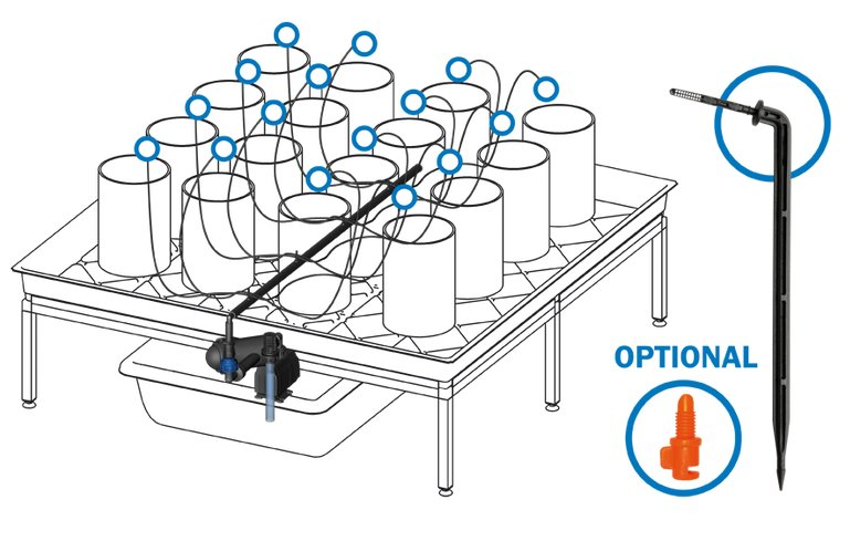 growTOOL growSYSTEM 1.2 Bewässerungsset ohne Tank