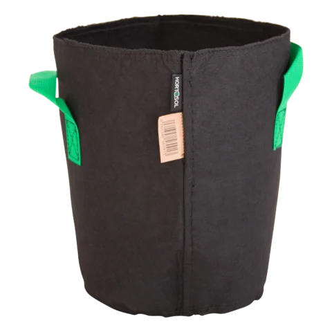 Hortosol Pflanztopf aus Stoff schwarz 22x27cm 10L