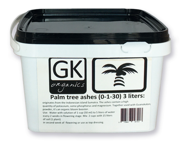 GK-Organics® Palm Tree Ash, Palmenasche 3L