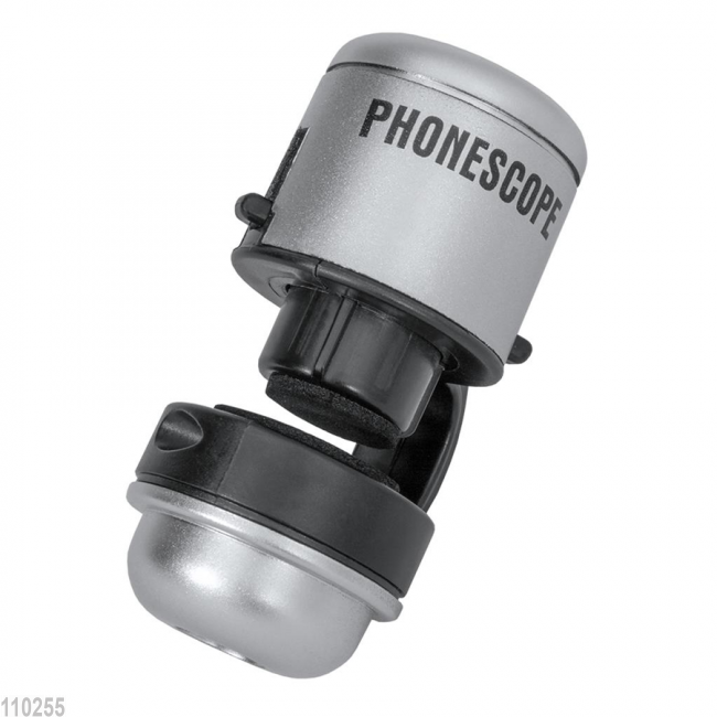Handy Mikroskop für Smartphone- & Tabletkameras 30-fache Vergrößerung